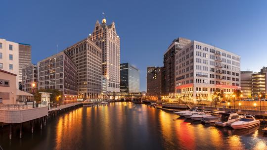 Downtown Milwaukee, Wisconsin