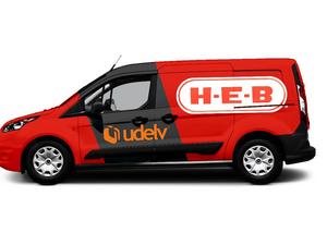 H-E-B and Udelv autonomous delivery vehicle