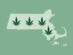 Massachussetts State Marijuana Map