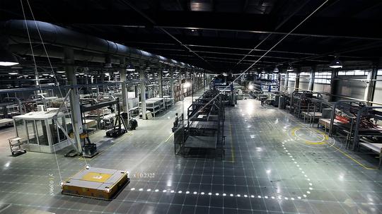 AGV navigation - warehouse