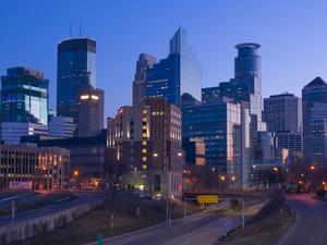 Minneapolis, Minnesota Downtown Skyline