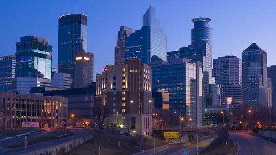 Minneapolis, Minnesota Downtown Skyline