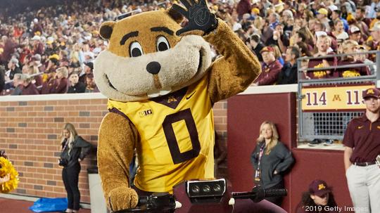 Goldy Gopher University of Minnesota u of m