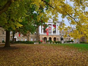 Bascom Hall on the UW Madison campus in Madison, WI