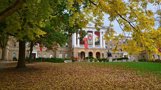 Bascom Hall on the UW Madison campus in Madison, WI