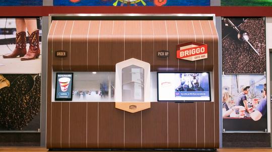 Briggo fully-automated kiosk