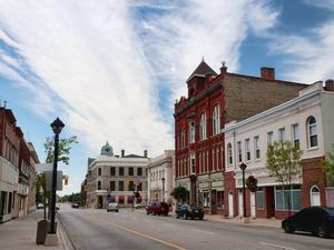 Small town main street