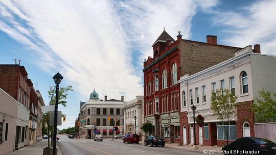 Small town main street