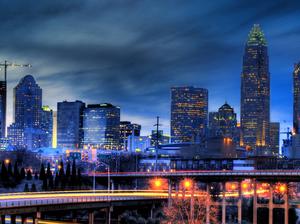 Charlotte, North Carolina at Night, HDR