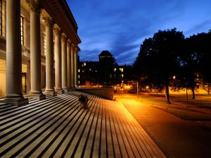 Harvard University at Night