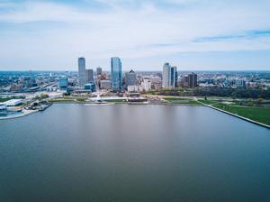 Milwaukee Skyline Aerial