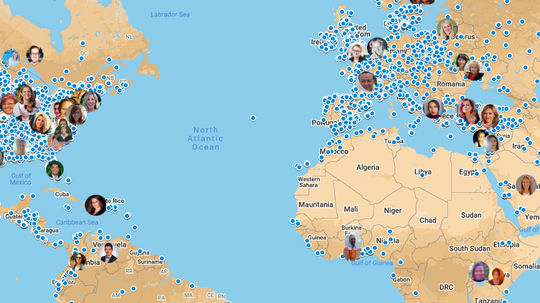 PenPal Schools Map