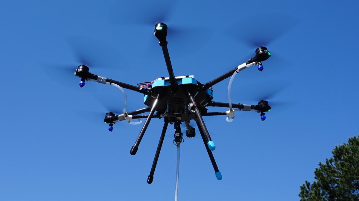 Drones, Chemical Spray Used to Fight Coronavirus - Charlotte Business ...