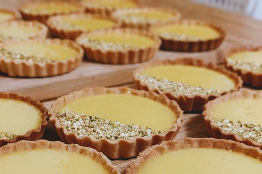 Pistachio Lemon Tarts