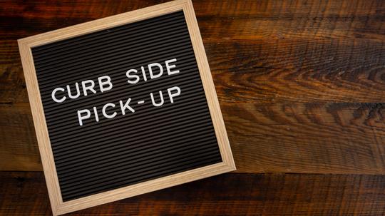 Curb Side Pick Up Copy Space