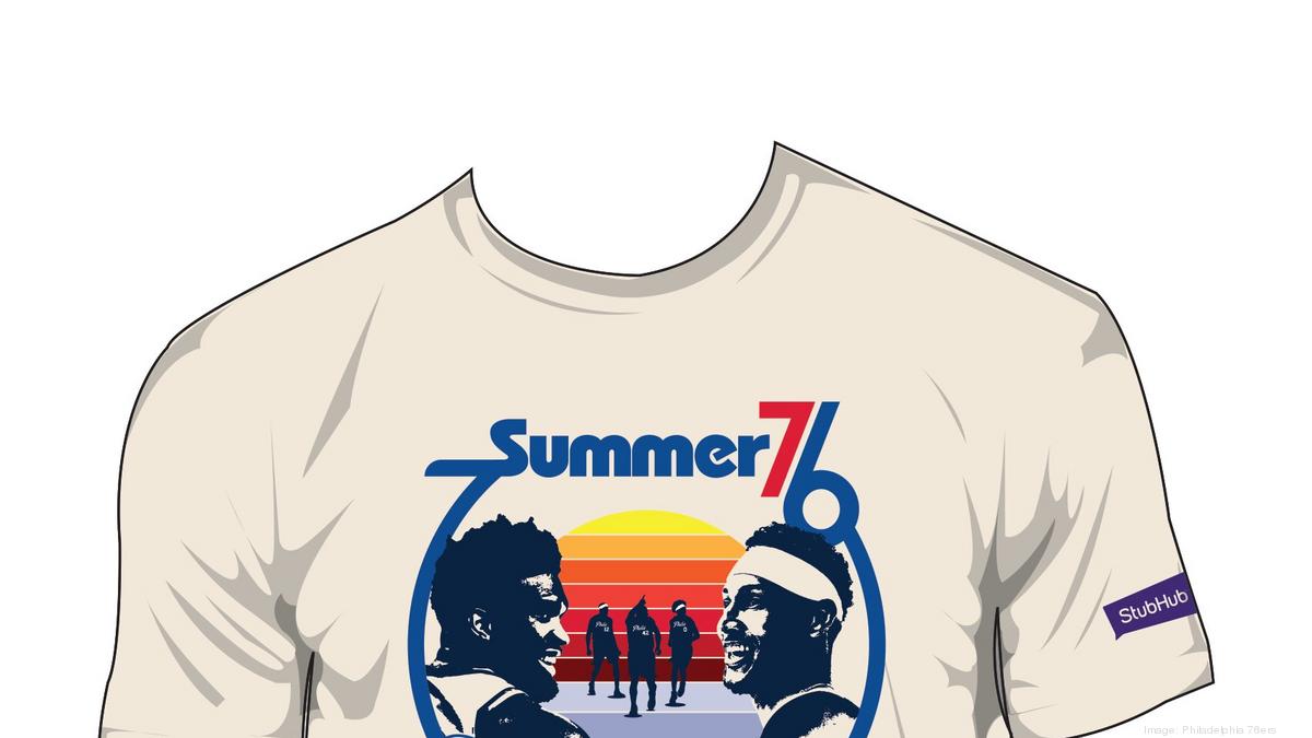 summer 76ers shirt