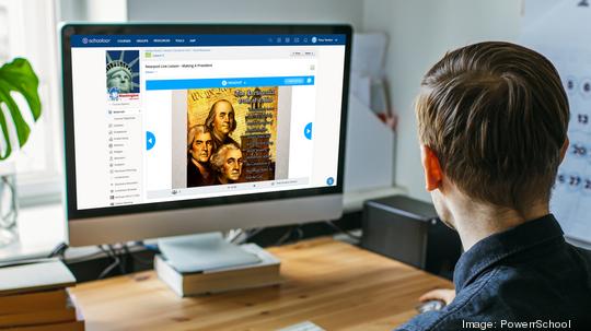 PowerSchool Schoology LearningScreenshot Stock