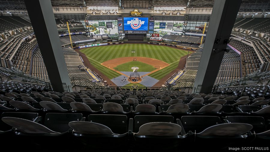 Uecker statue gets spot in last row at Miller Park