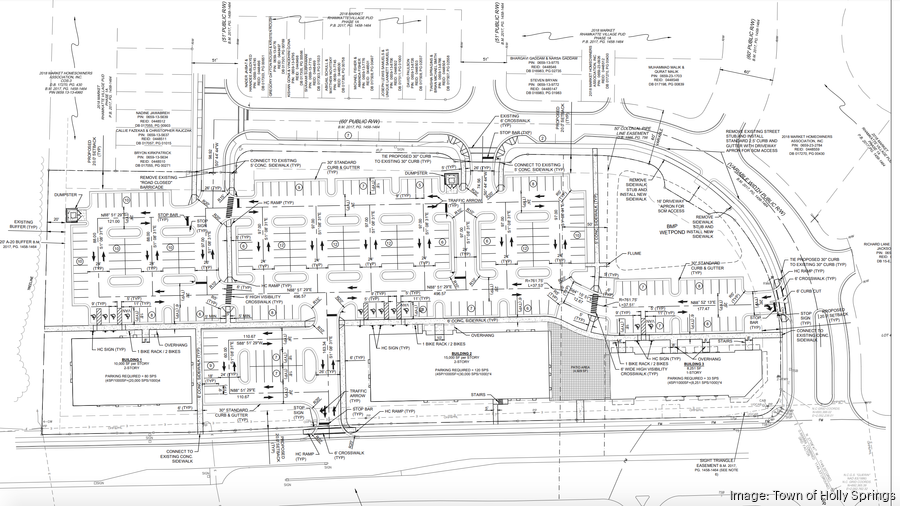 Three-building office plaza in the works for Holly Springs - Triangle ...