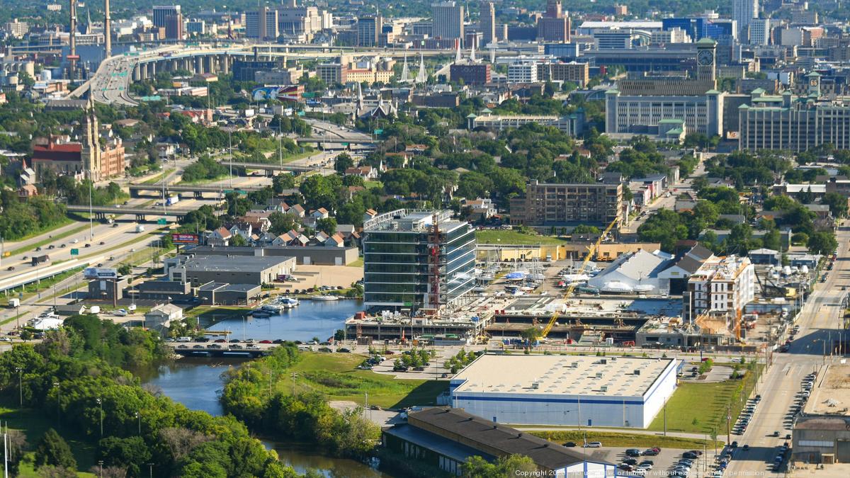 Take a look at construction boom in Harbor District, Port Milwaukee -  Milwaukee Business Journal