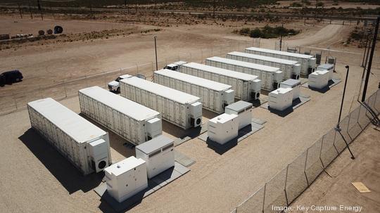 Key Capture - Powin Texas battery energy storage