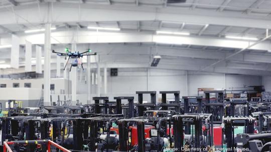 Perpetual Motion's indoor warehouse drone