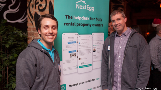 NestEgg founders Jeff Slipko (left) and Eachan Fletcher (right)