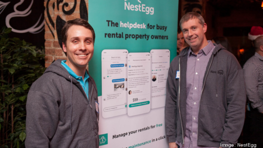 NestEgg founders Jeff Slipko (left) and Eachan Fletcher (right)