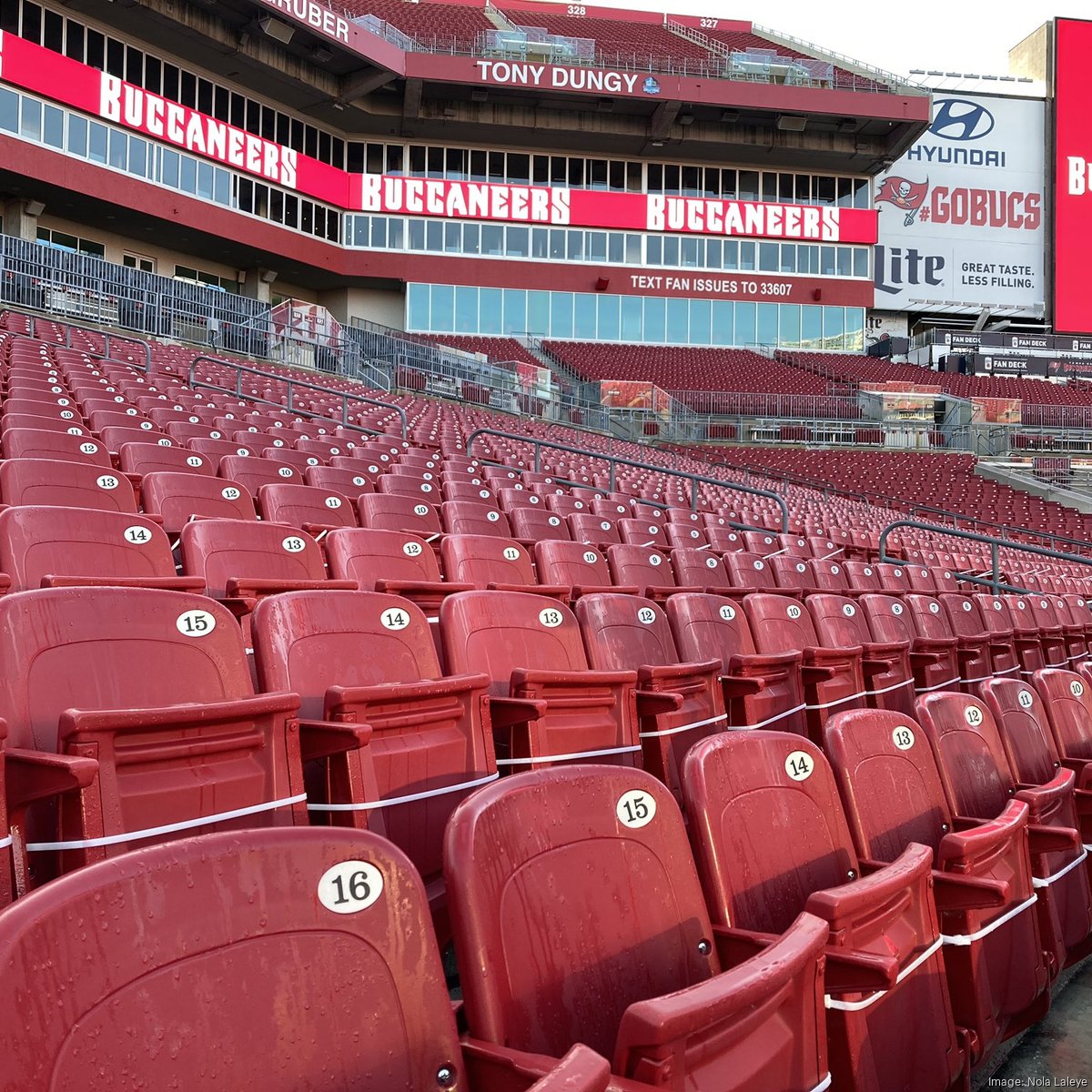 Bucs Club Level Seats -3 - tickets - by owner - event sale