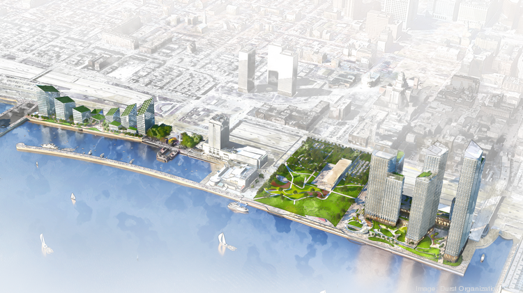 The Durst Organization has been selected by the Delaware River Waterfront Corp. to develop Penn's Landing.