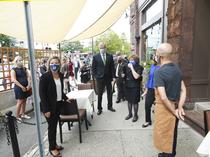 As days grow shorter, outdoor dining gets boost from state's 'Shared Spaces' program