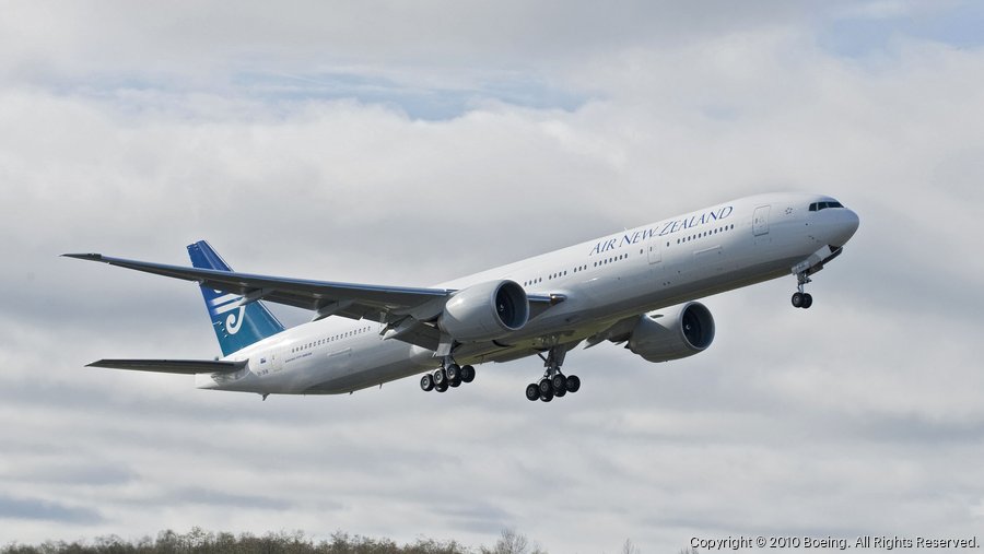 Boeing fleet of 777 jets operated by Air New Zealand