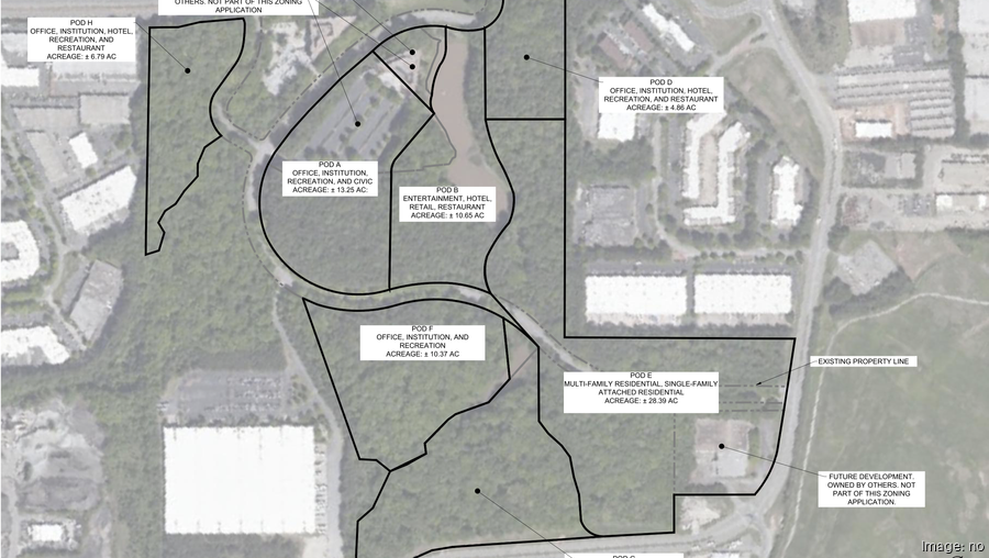 75acre mixeduse development proposed for Peachtree Corners Atlanta