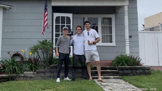 Nick O'Brien (left), Andrew Medland (center) and Isaac Lichter, founders of Aeris