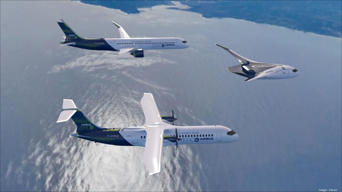 Airbus unveils hydrogen-powered, zero-emission plane concepts it hopes ...