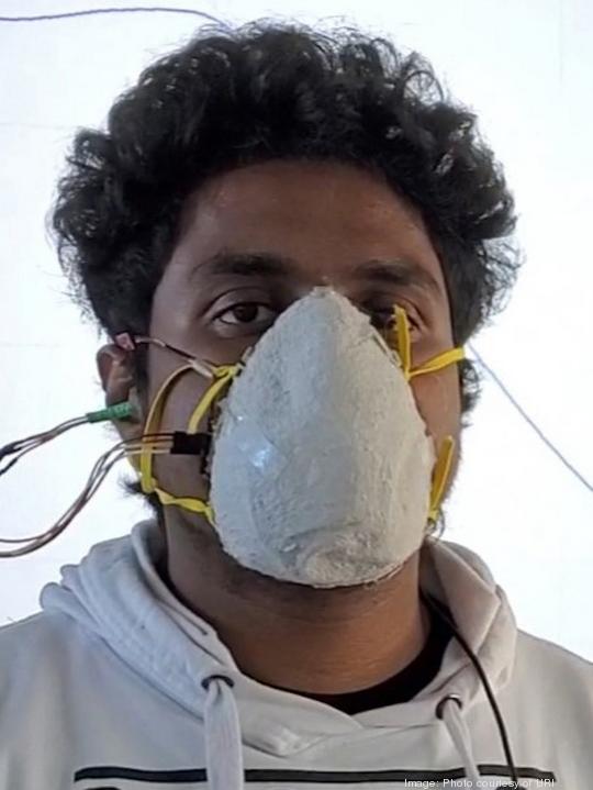 Vignesh wearing mask