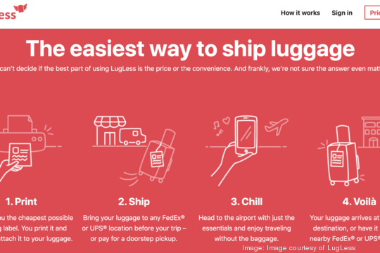 best way to ship luggage within us