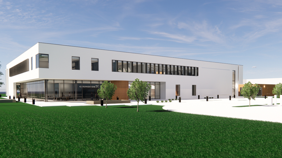 Grundfos building Americas Regional Center in Brookshire Houston