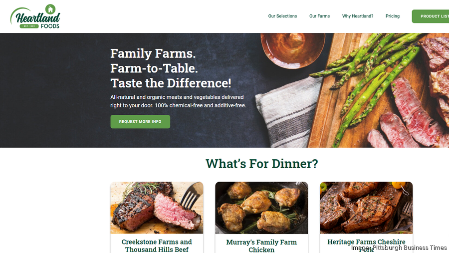 Baltimorebased bulk food delivery service Heartland Foods expands to Pittsburgh Baltimore