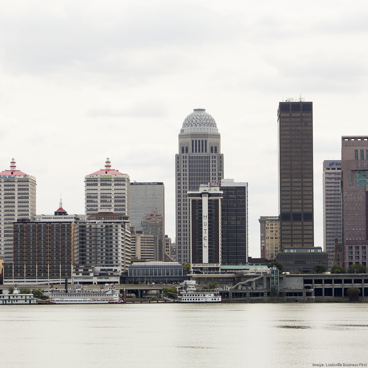 Louisville Kentucky Skyline Shot Glass
