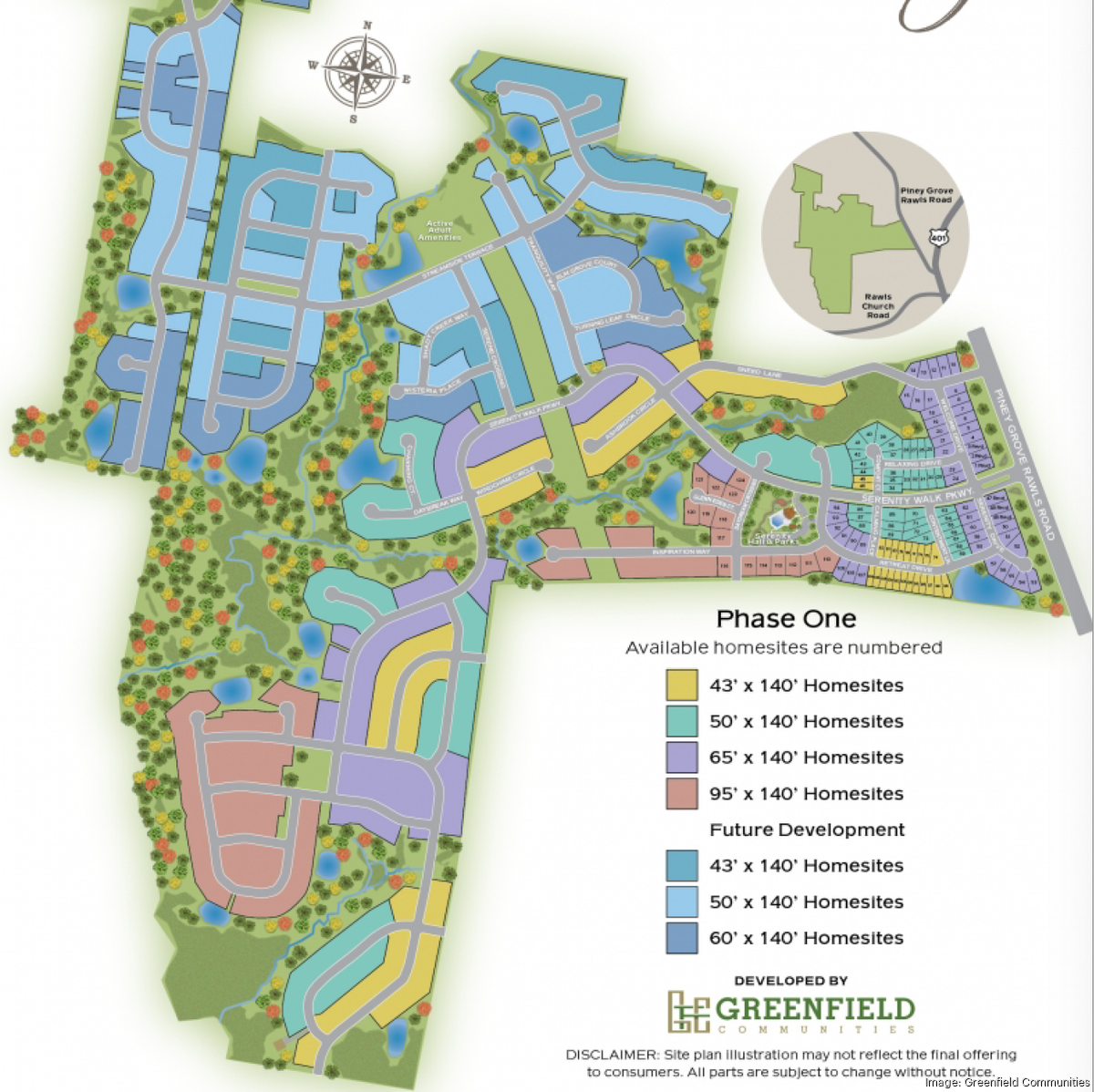 Toll Brothers plans 600 home active adult community near Fuquay