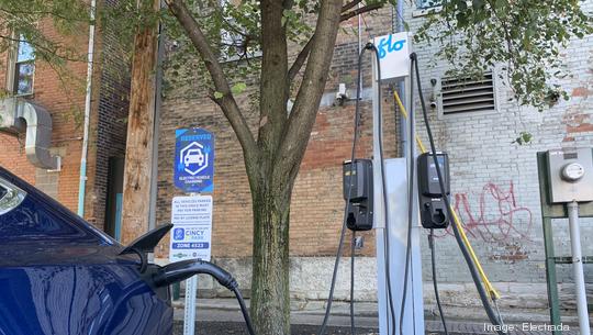 Electrada Findlay Market event -EV charging station