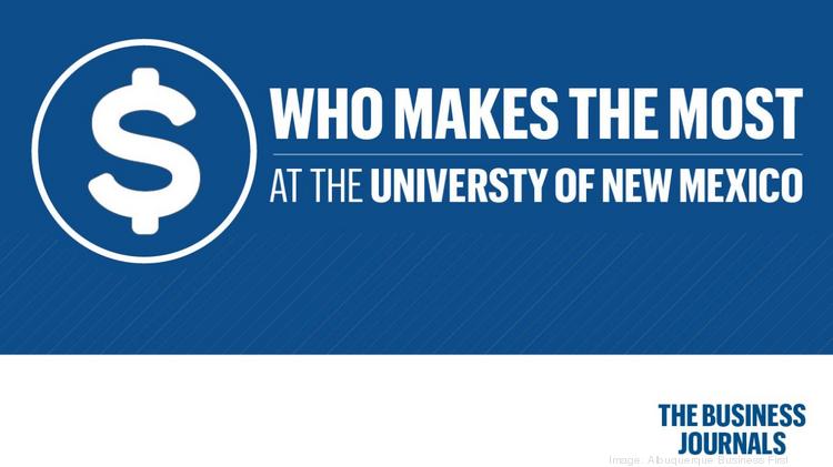See which University of New Mexico employees earn salaries of more than  $400,000 a year - Albuquerque Business First