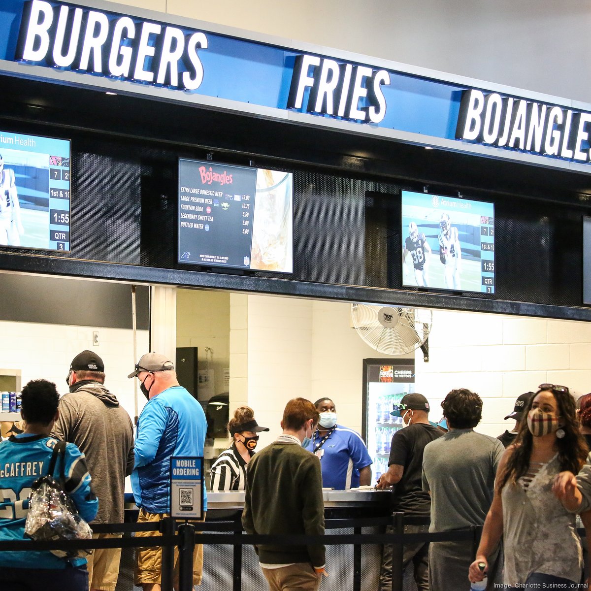 Concession selling New York Giants souvenirs at MetLife Stadium