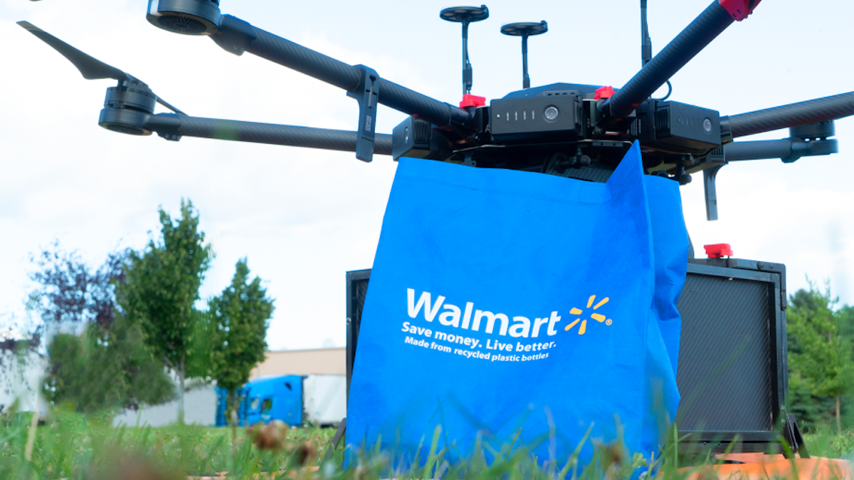 Walmart pilots program to deliver Covid19 test kits by drone New
