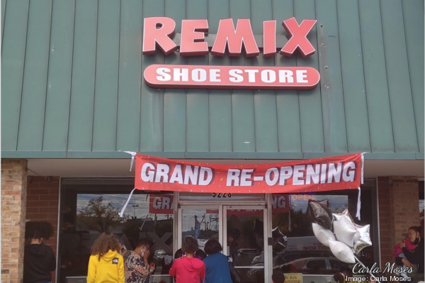 Remix Shoe Store hosts grand reopening 