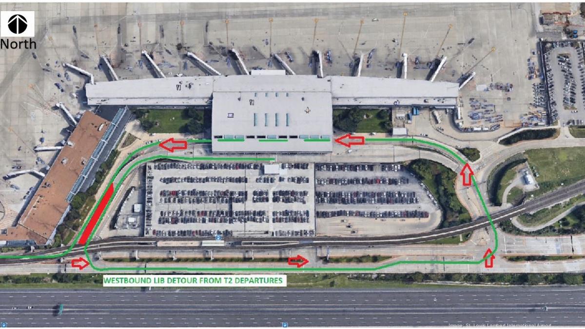 Lambert Airport Terminal Map