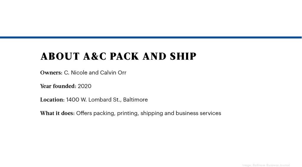 A&C Pack and Ship starts up as pandemic packing boom begins Baltimore