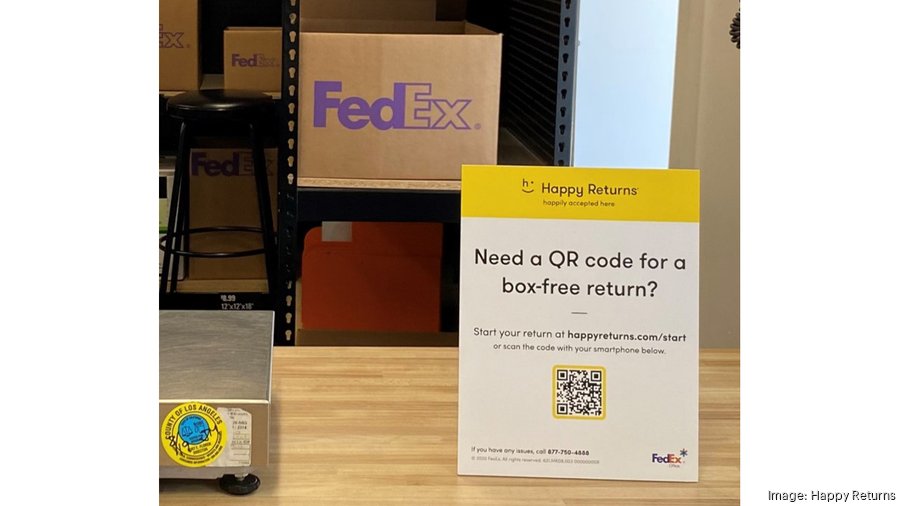 Happy Returns, FedEx partner on inperson returns L.A. Business First