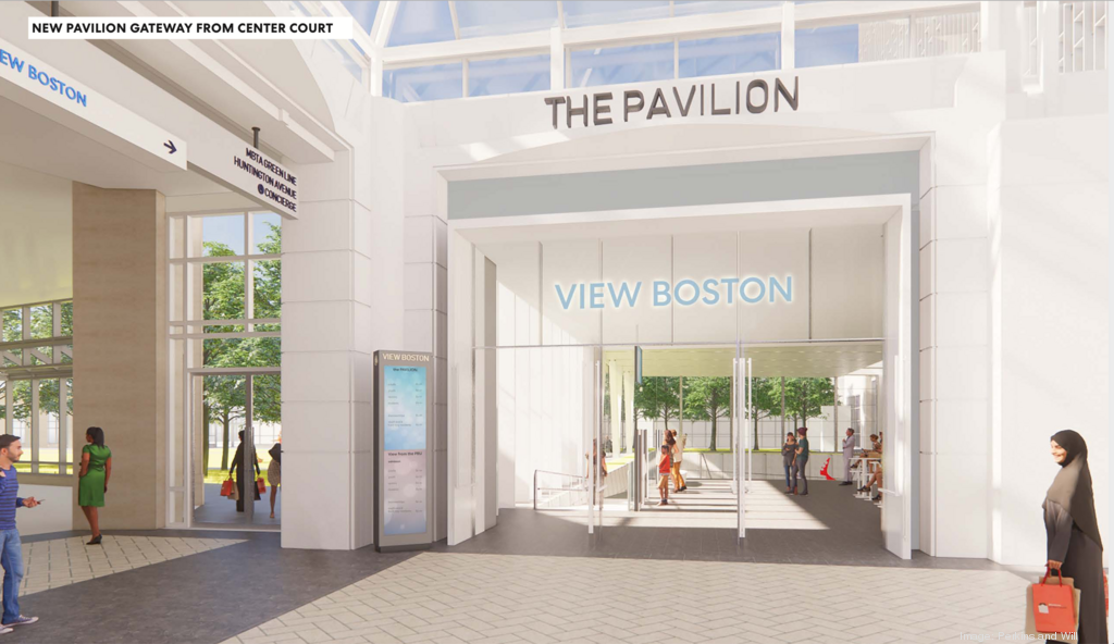 View Boston is also slated to have a new entrance from the Prudential Tower's base.